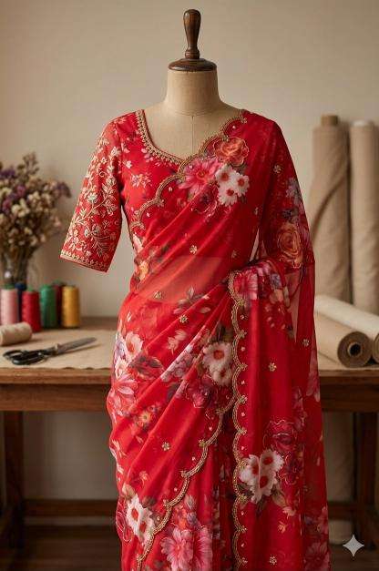 Svara guldasta Designer saree wholesale in Porbandar