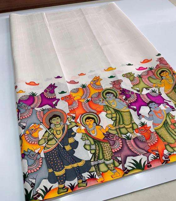 Svara kalamkari  Bhavnagar textile market