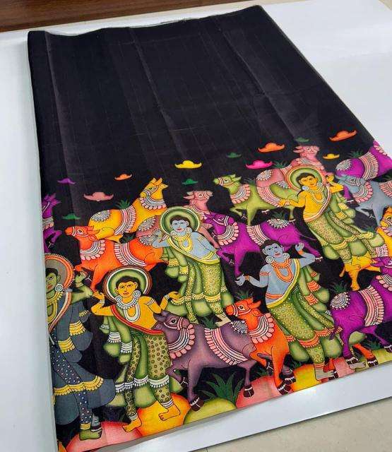 Svara kalamkari  Bhavnagar textile market