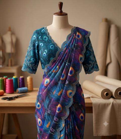 Svara leaf  Chhota Udaipur saree wholesale market
