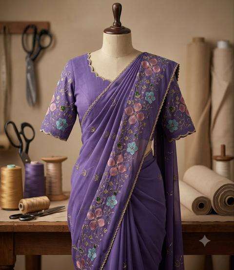 Svara vt~007  Traditional saree market in Porbandar
