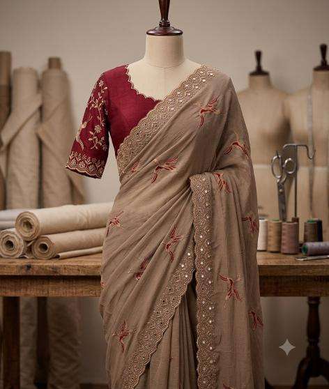 Svara vt~mor pankh Saree manufacturers in Porbandar