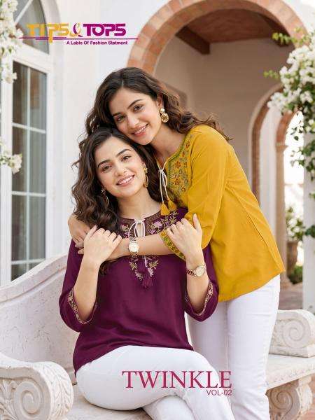 Tips & tops twinkle vol 2 Wholesale kurti manufacturers in Patan