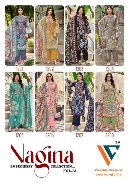 Vandana nagina vol-12 Wholesale clothing market
