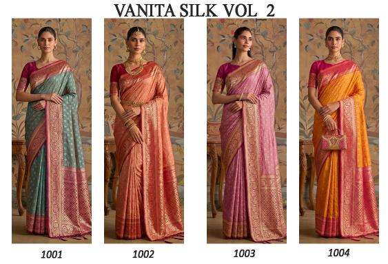 VANITA SILK VOL 2  Wholesale saree suppliers in Tapi