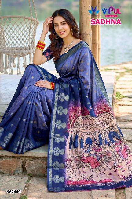 Vipul sadhna vol-4 Wholesale saree shops in Ahmedabad