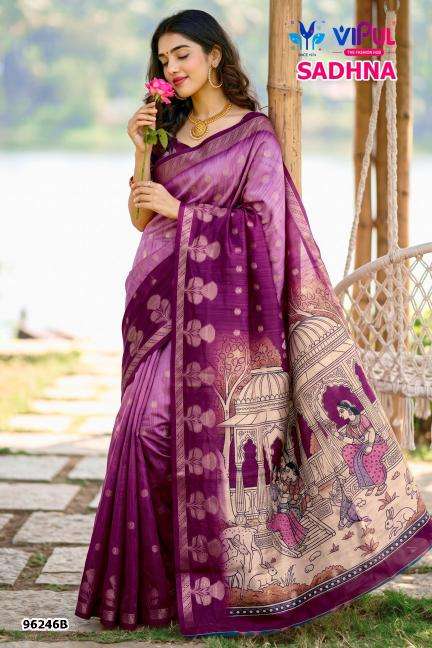 Vipul sadhna vol-4 Wholesale saree shops in Ahmedabad