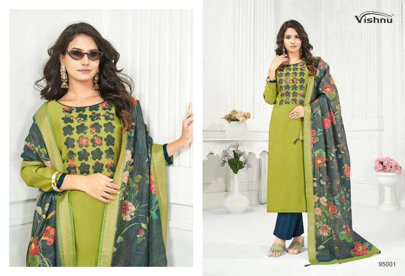 Vishnu kajal Anand dress material supplier