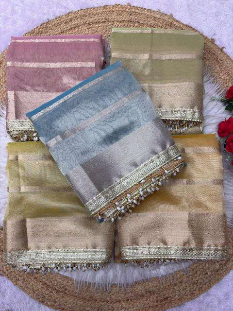 Akshara organza wholesale saree market in jamshedpur
