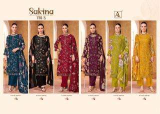 Alok suit sakina 8 cotton dress material wholesale market in ahmedabad