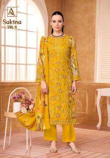 Alok suit sakina 8 cotton dress material wholesale market in ahmedabad