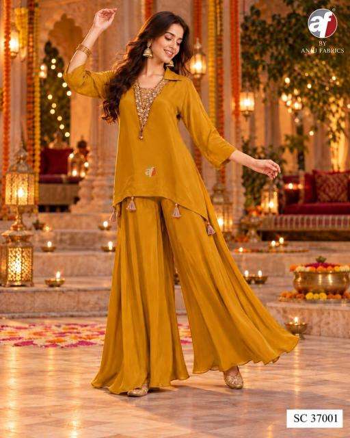 Anju fabrics D.NO 37001  wholesale kurti market in kolkata