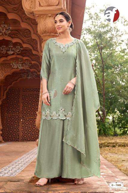 Anju fabrics g 7089 wholesale surat salwar kameez