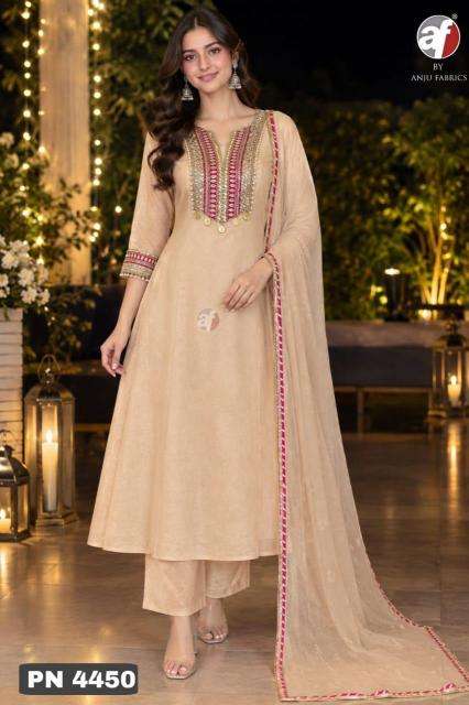 Anju fabrics PN 4450 best kurti wholesale market in ahmedabad