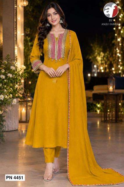 Anju fabrics PN 4451 fancy kurti wholesale cloth market in ahmedabad