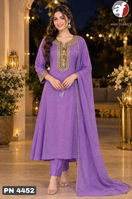 Anju fabrics PN 4452 branded kurti wholesale market in ahmedabad