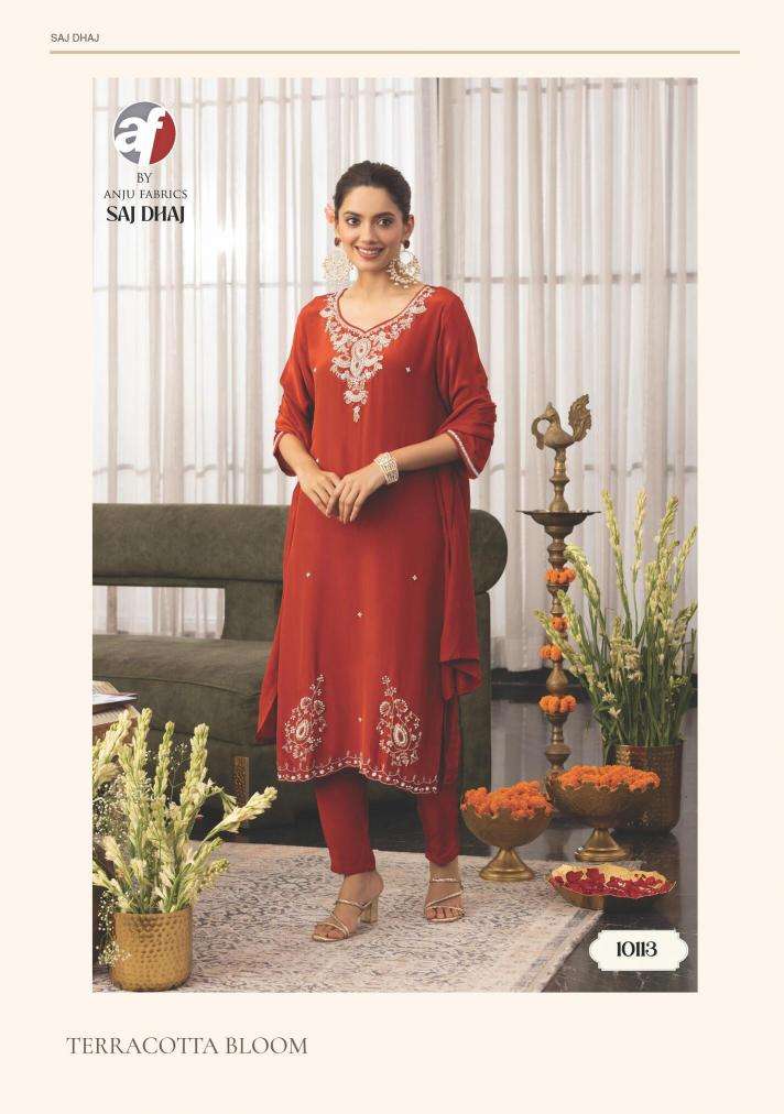 Anju fabrics saj wholesale kurti market in ahmedabad with price