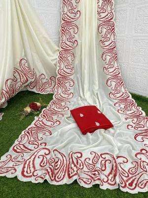 Astitva embroidery best wholesale saree market in surat