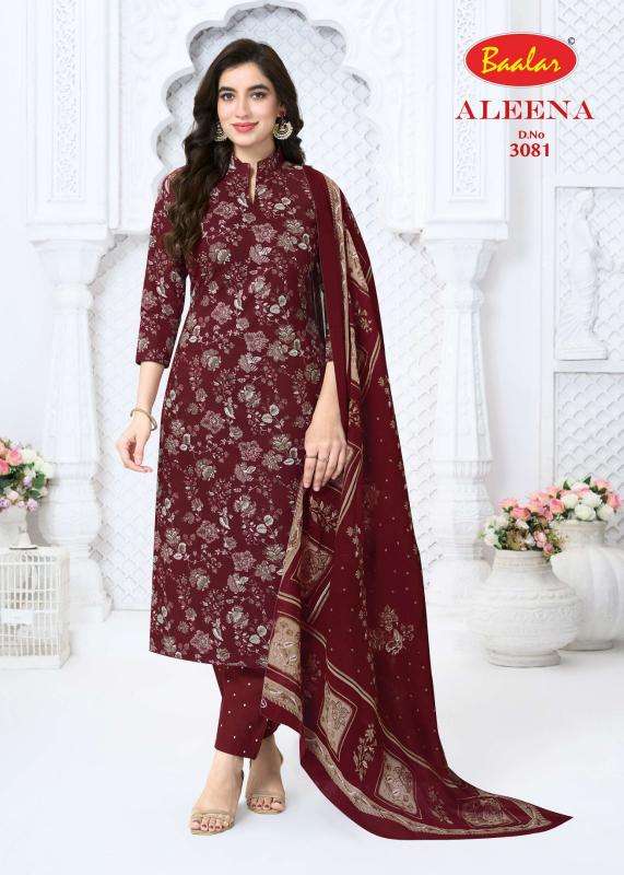 Baalar aleena vol 30 ladies dress material wholesale market in surat