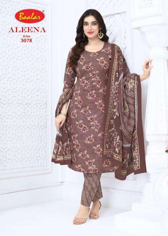 Baalar aleena vol 30 ladies dress material wholesale market in surat