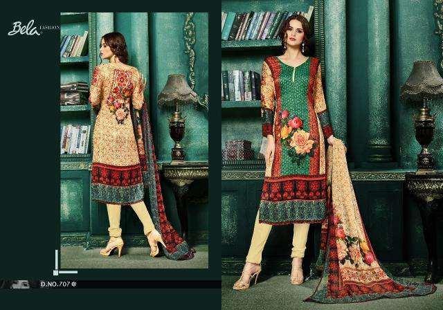 Bela fashion ladies dress material wholesale market in surat