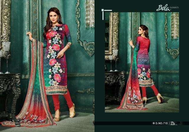Bela fashion ladies dress material wholesale market in surat