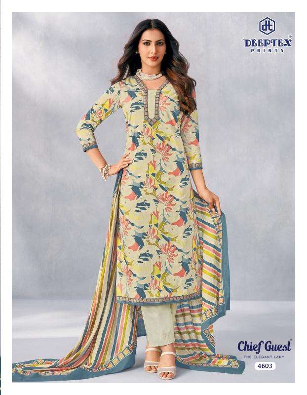 Deeptex chief guest vol 46 wholesale dress material market in ahmedabad with price for ladies