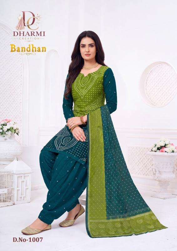 Dharmi bandhan ladies dress material wholesale market in ahmedabad