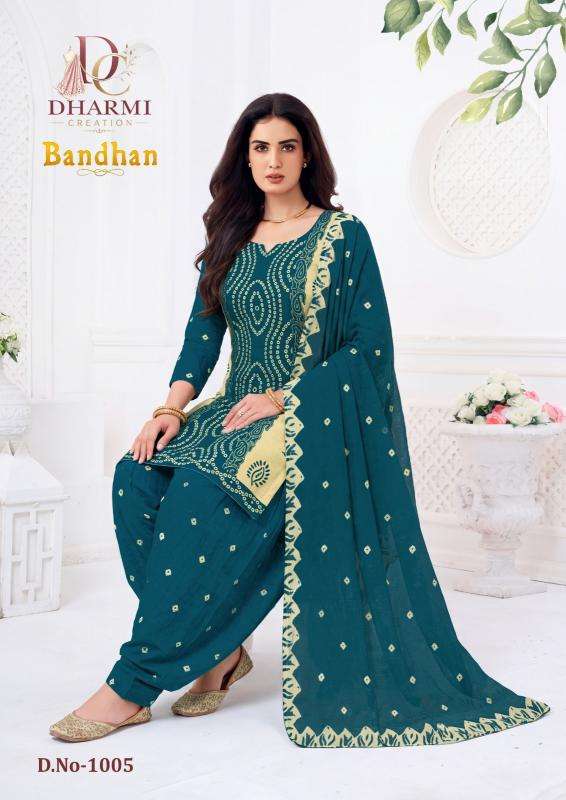 Dharmi bandhan ladies dress material wholesale market in ahmedabad