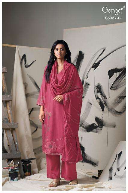 Ganga aeryn 5337 wholesale dress materials in mumbai with price