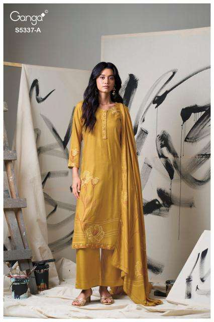 Ganga aeryn 5337 wholesale dress materials in mumbai with price