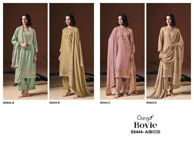 Ganga bovie 5444  wholesale dress material in ludhiana