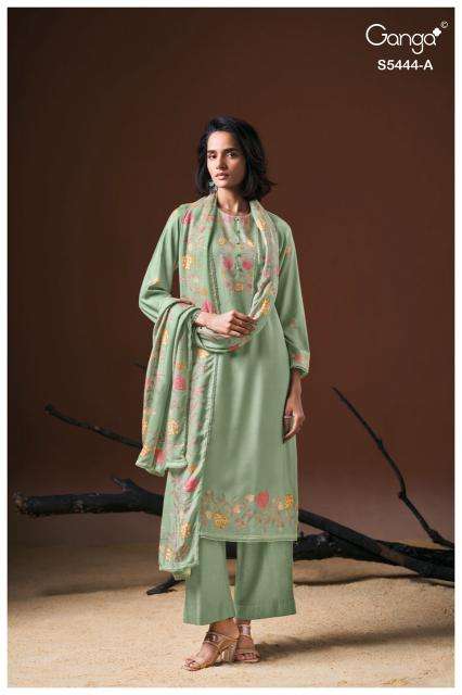 Ganga bovie 5444  wholesale dress material in ludhiana