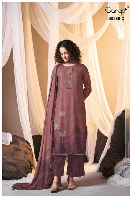 Ganga cielsa 5388 wholesale dress material market in pune