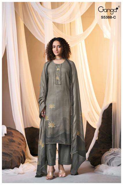 Ganga cielsa 5388 wholesale dress material market in pune