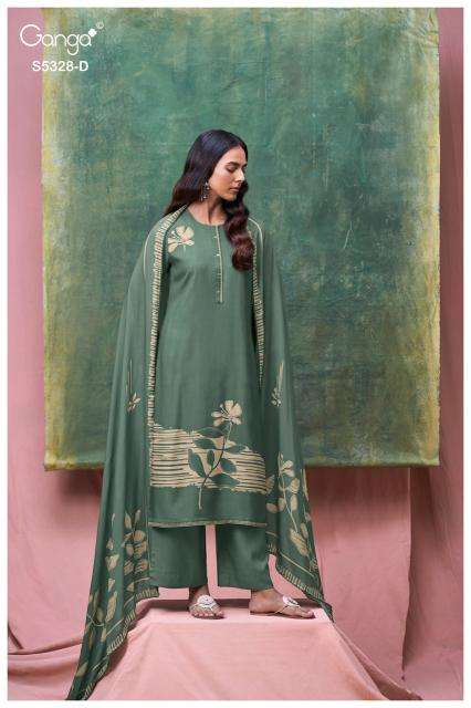 Ganga delissa 5328 ladies dress material wholesale market in ahmedabad