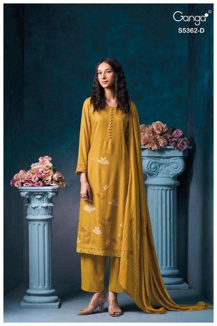 Ganga diansa 5362 wholesale dress materials in mumbai with price