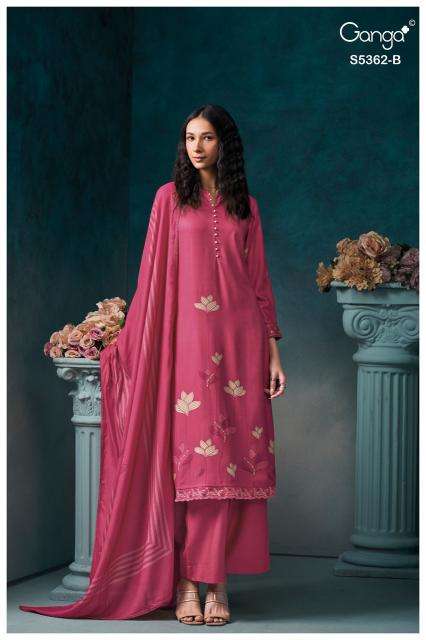 Ganga diansa 5362 wholesale dress materials in mumbai with price