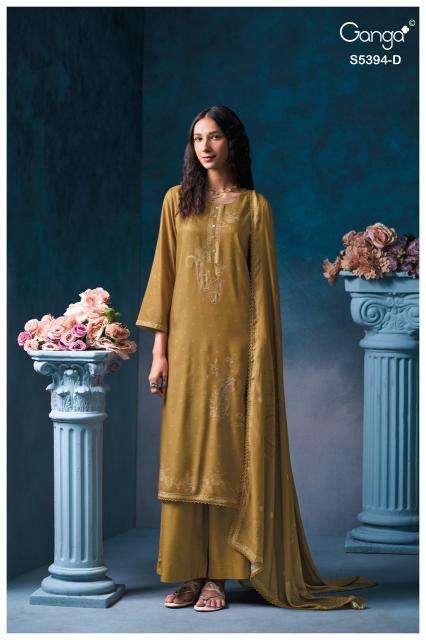Ganga elvaya 5394  wholesale dress material market in ahmedabad with price