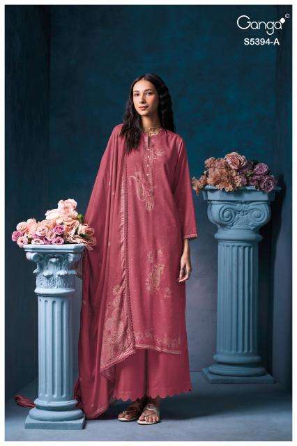 Ganga elvaya 5394  wholesale dress material market in ahmedabad with price