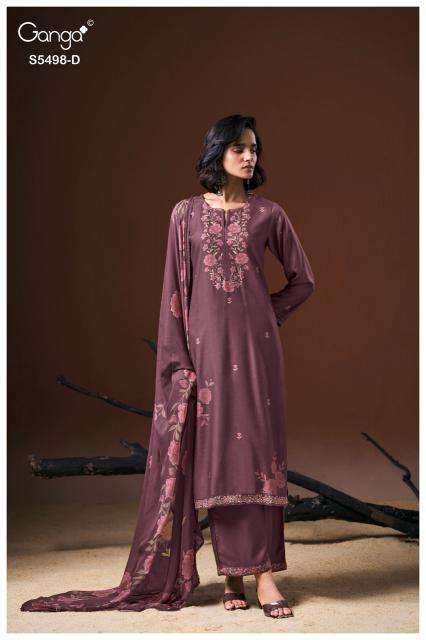 Ganga faeza 5498 best wholesale dress material market in mumbai