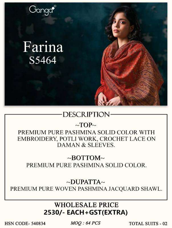 Ganga farina 5464 surat wholesale dress market address
