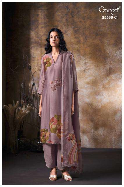 Ganga fariyah 5566 wholesale dress material in amritsar