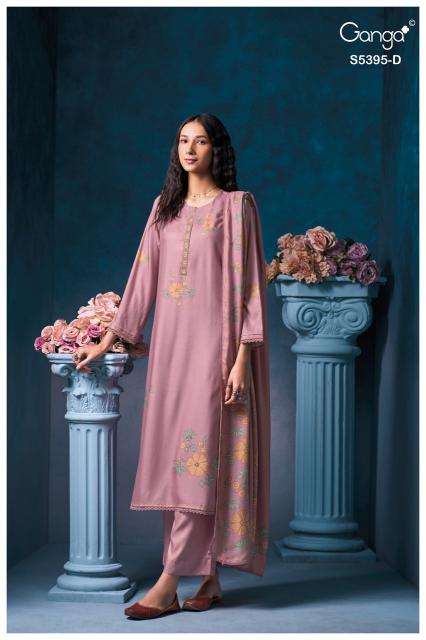 Ganga fyrevia 5395  wholesale dress material market in kolkata
