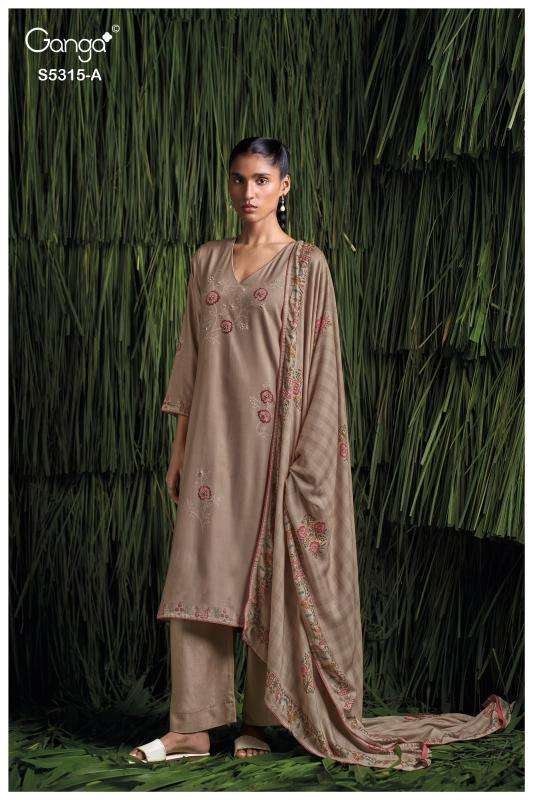 Ganga irevia 5315  wholesale dress material in amritsar