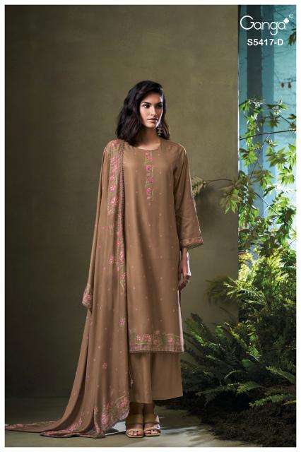 Ganga kenesi 5417 wholesale dress material in amritsar