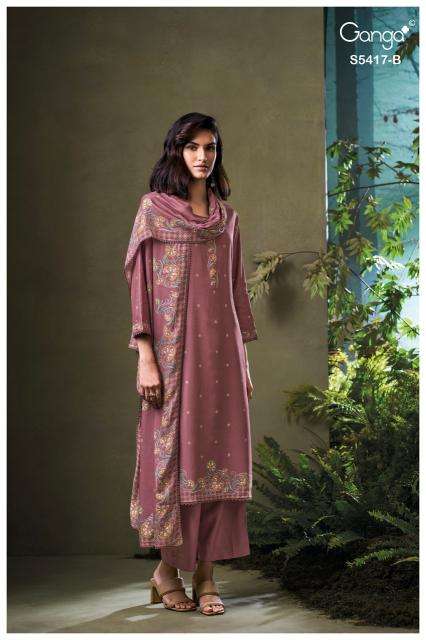 Ganga kenesi 5417 wholesale dress material in amritsar