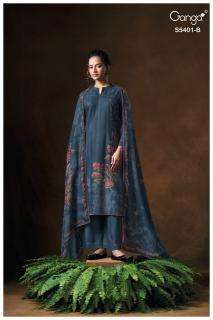 Ganga megan 5401 wholesale dress materials in mumbai with price