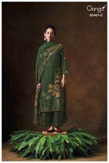 Ganga megan 5401 wholesale dress materials in mumbai with price