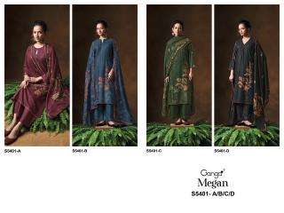 Ganga megan 5401 wholesale dress materials in mumbai with price